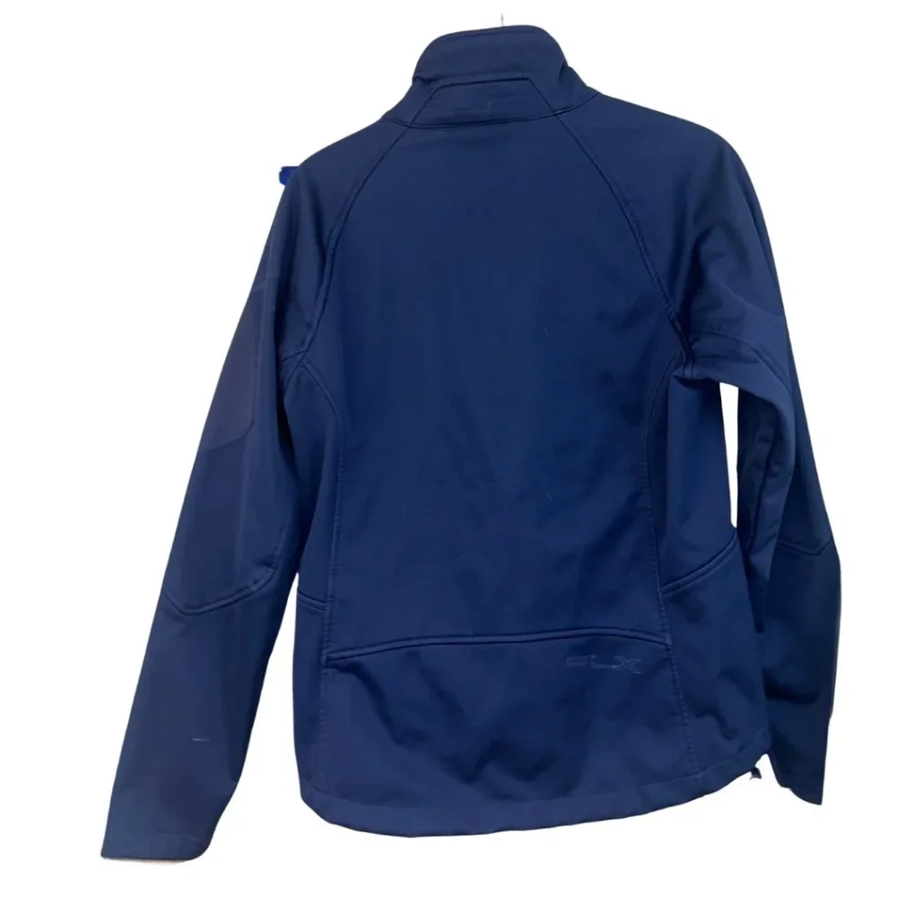 RLX Ralph Lauren Women's Spring Navy Blue Performance Windbreaker Jacket – M - Picture 3 of 11